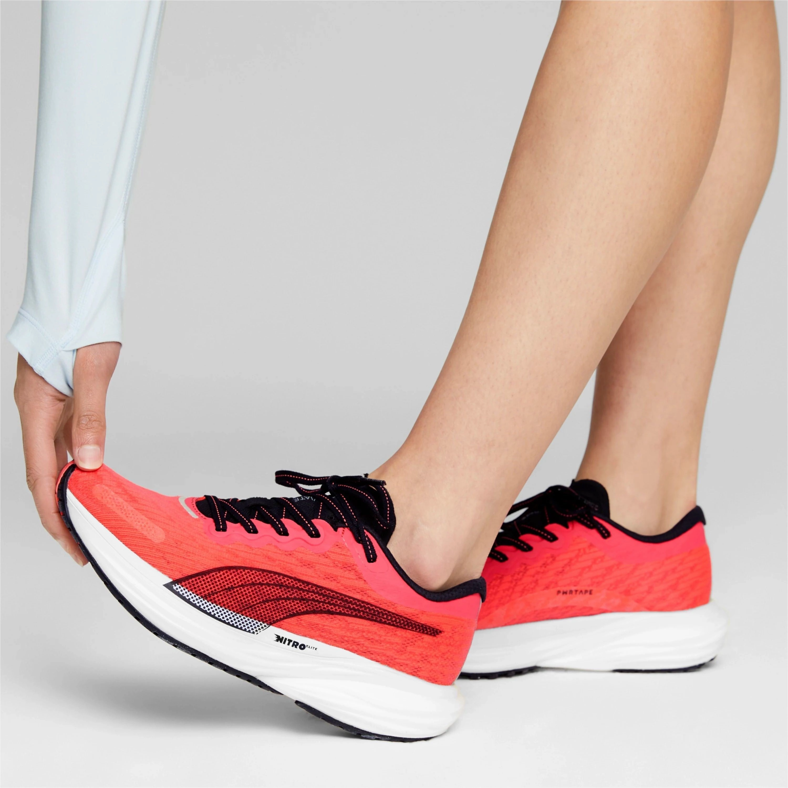 Puma Deviate Nitro 2 Womens Running Shoes - Red Cozy Footwear