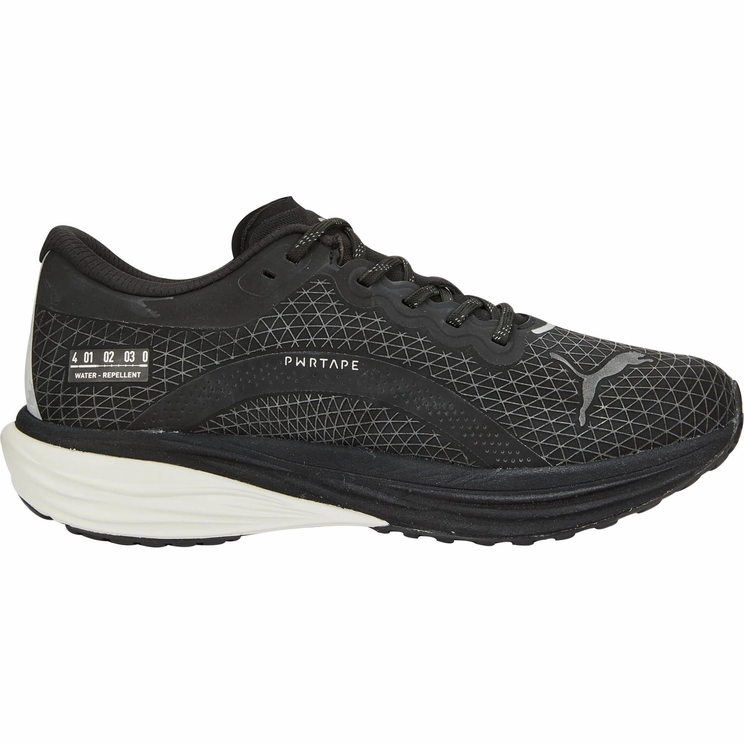 Puma Deviate Nitro 2 WTR Mens Running Shoes - Black Bold Sneakers