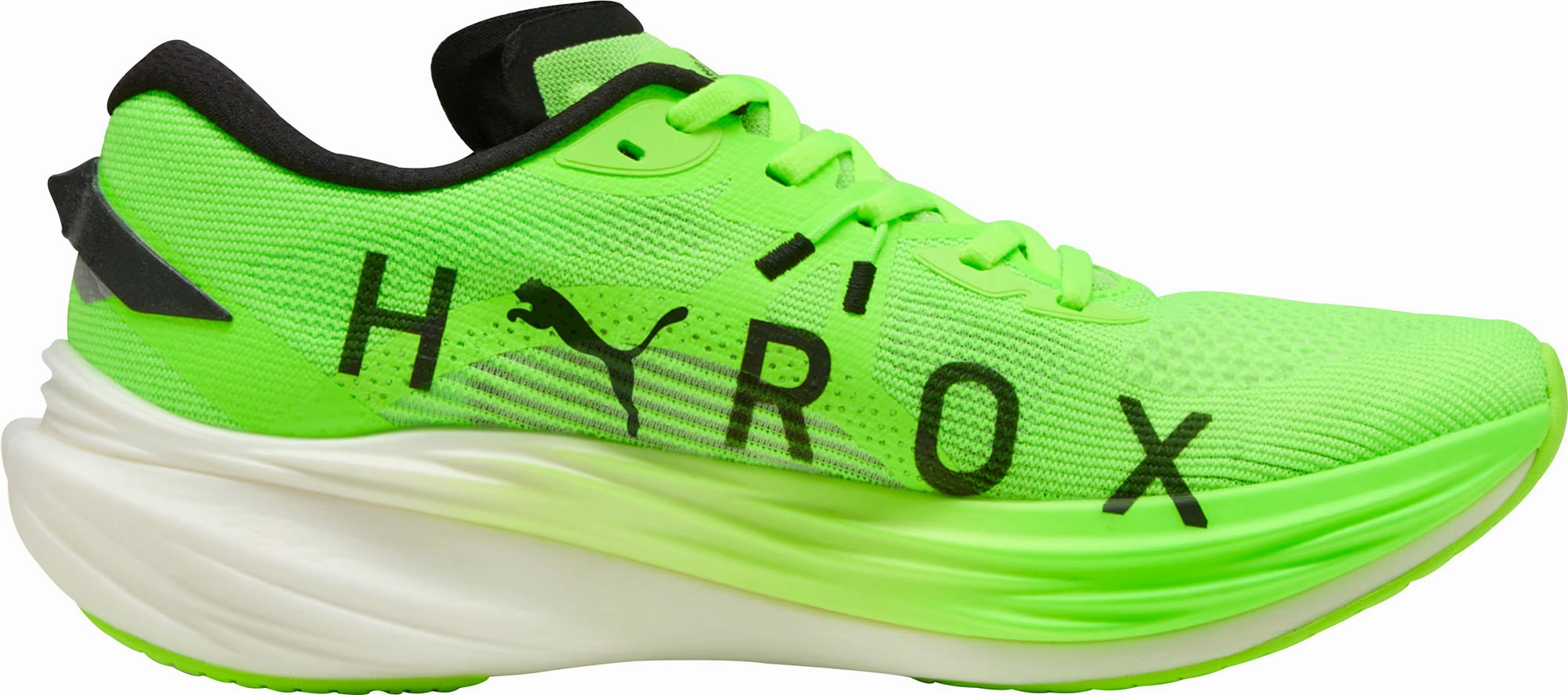 Puma Deviate Nitro 3 HYROX Mens Running Shoes - Green Cozy Footwear