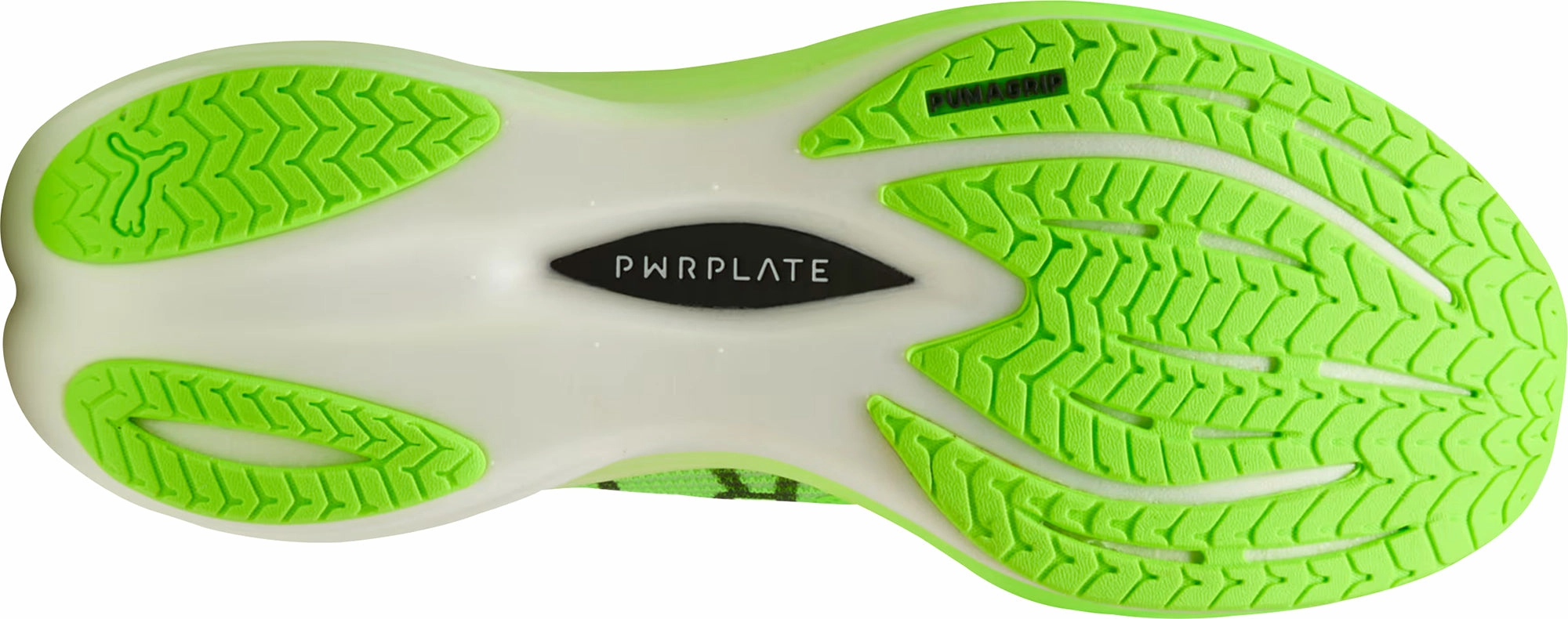 Puma Deviate Nitro 3 HYROX Mens Running Shoes - Green Cozy Footwear