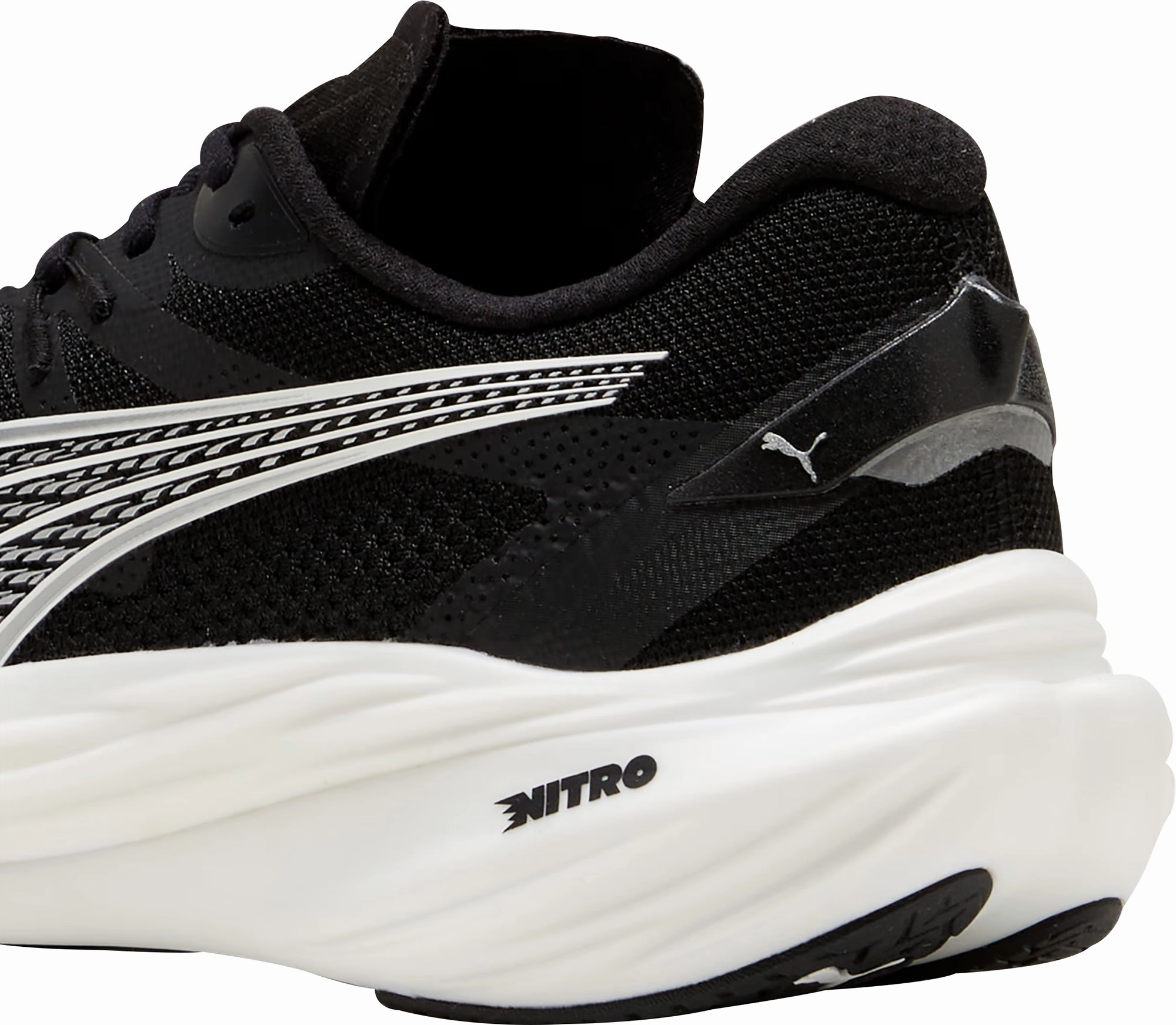 Puma Deviate Nitro 3 Mens Running Shoes - Black Cozy Footwear