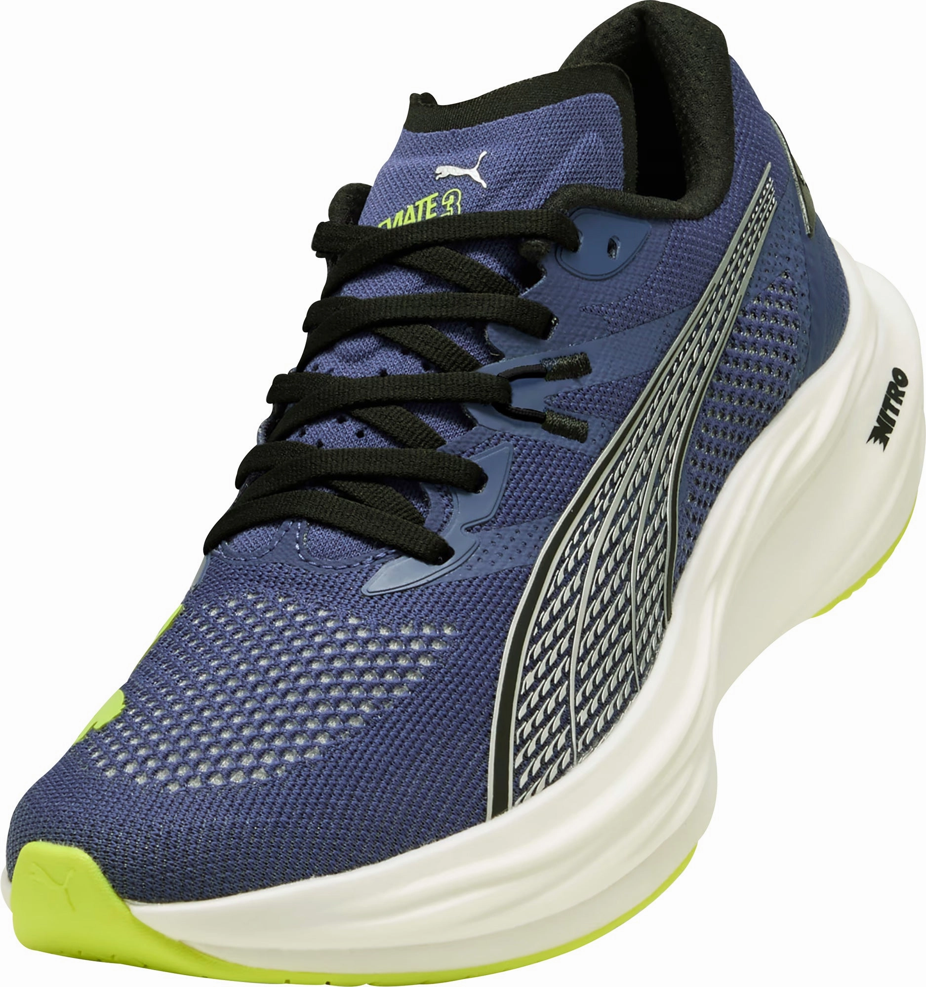 Puma Deviate Nitro 3 Mens Running Shoes - Blue Cozy Footwear
