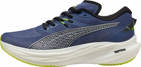 Puma Deviate Nitro 3 Mens Running Shoes - Blue Puma sport shoes with bold branding