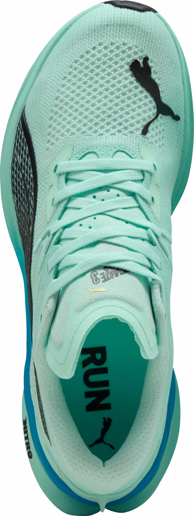 Puma Deviate Nitro 3 Mens Running Shoes - Green Performance Fit Sneakers