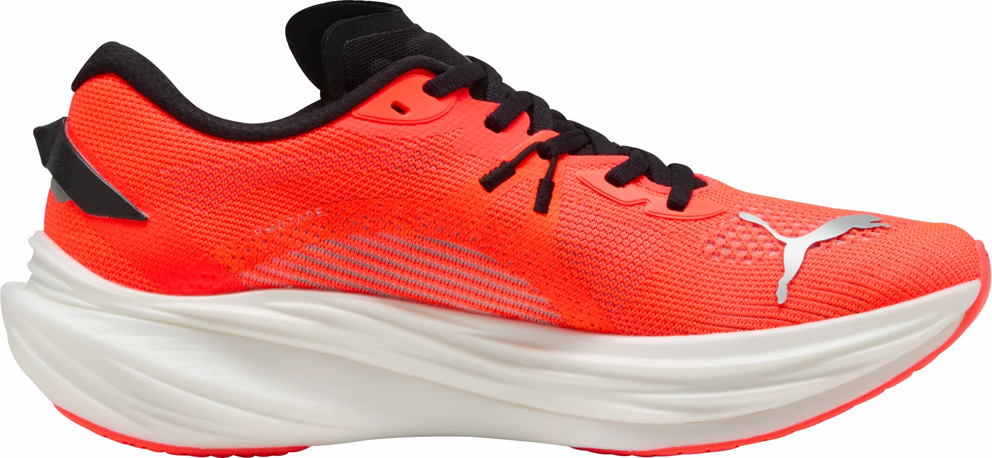 Puma Deviate Nitro 3 Mens Running Shoes - Red Performance Fit Sneakers