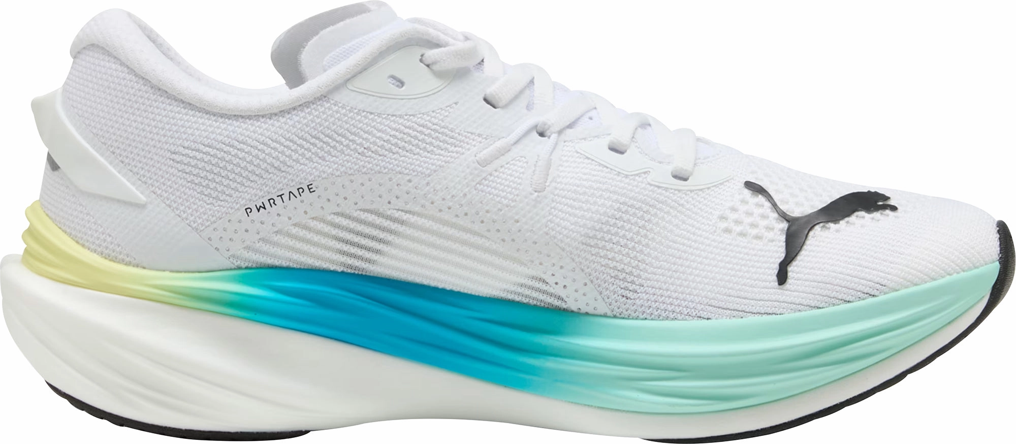 Puma Deviate Nitro 3 Mens Running Shoes - White Cozy Footwear