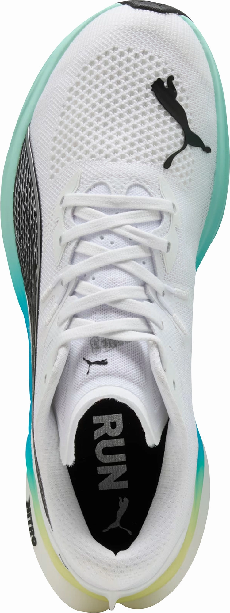 Puma Deviate Nitro 3 Mens Running Shoes - White Cozy Footwear