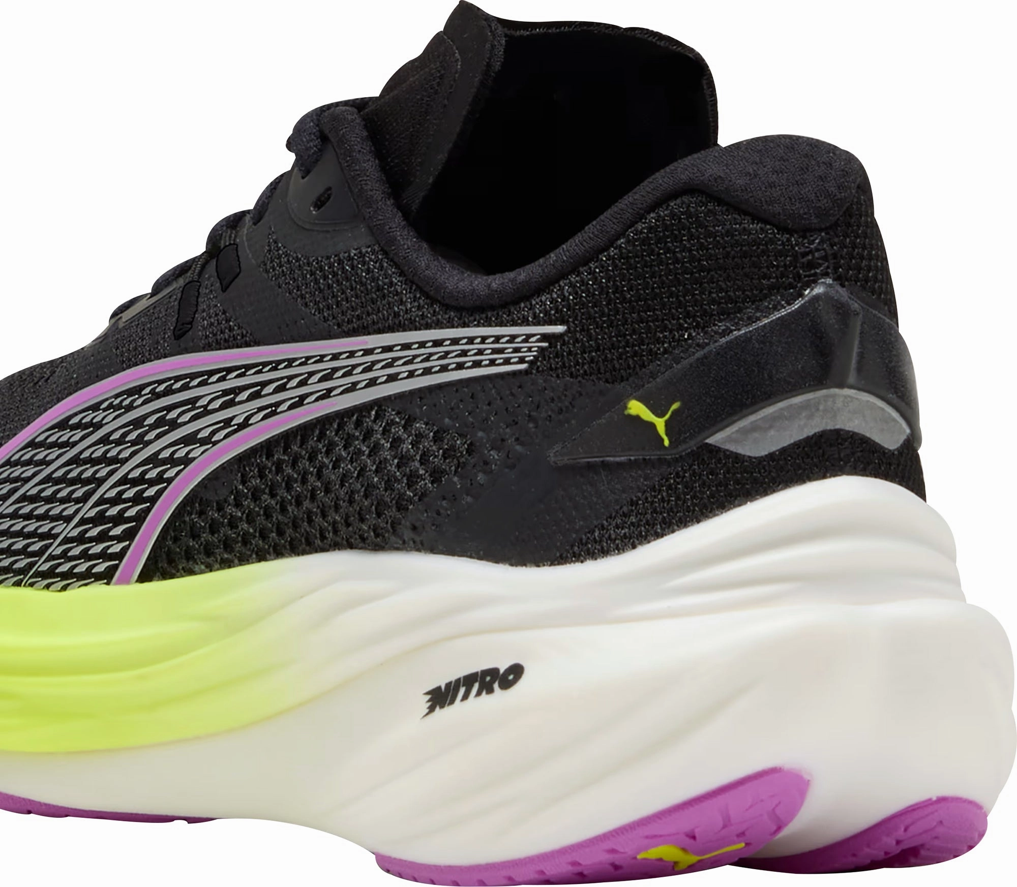 Puma Deviate Nitro 3 Womens Running Shoes - Black Cozy Footwear
