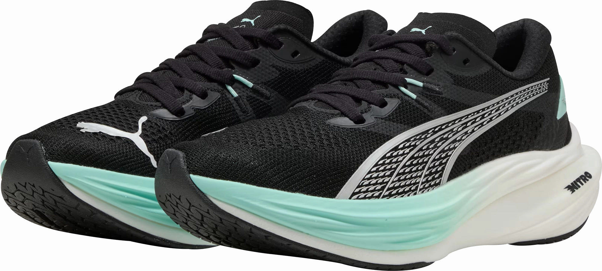 Puma Deviate Nitro 3 Womens Running Shoes - Black Cozy Footwear