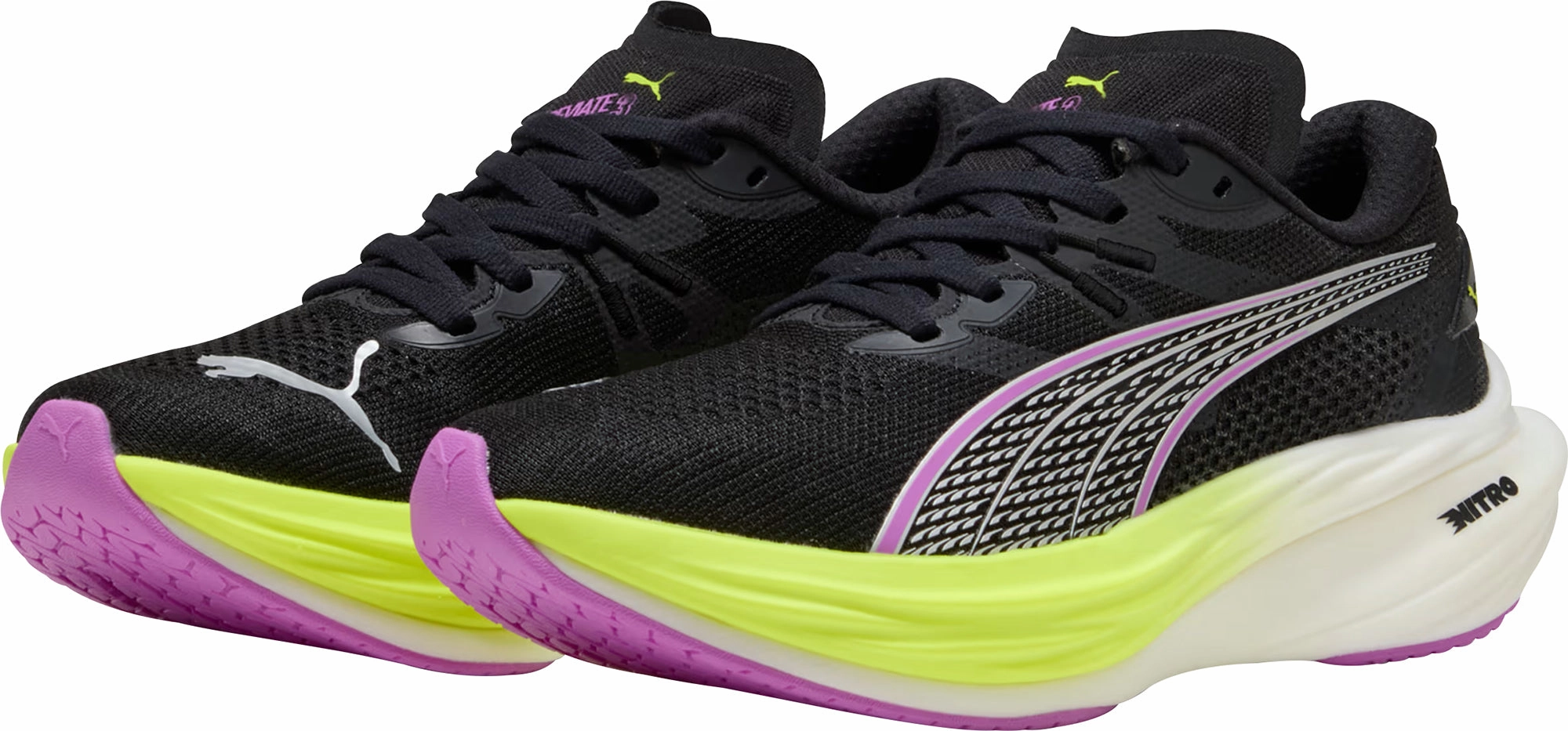 Puma Deviate Nitro 3 Womens Running Shoes - Black Cozy Footwear
