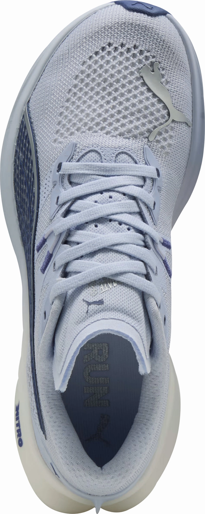 Puma Deviate Nitro 3 Womens Running Shoes - Blue Performance Fit Sneakers