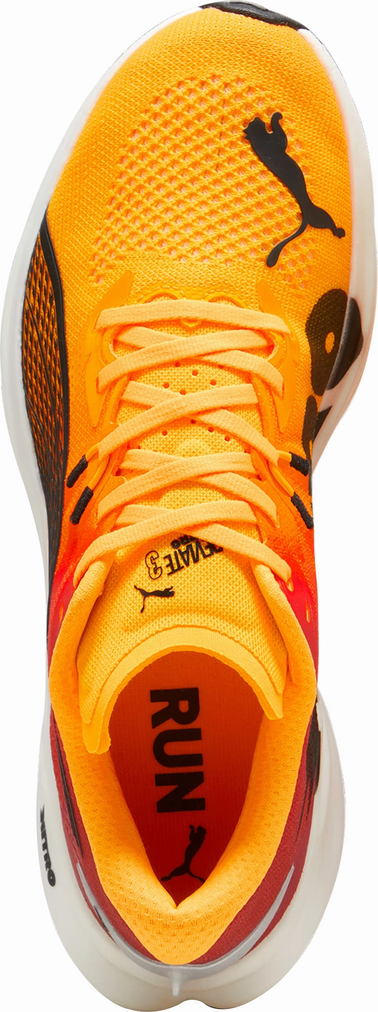 Puma Deviate Nitro 3 Womens Running Shoes - Orange Cozy Footwear