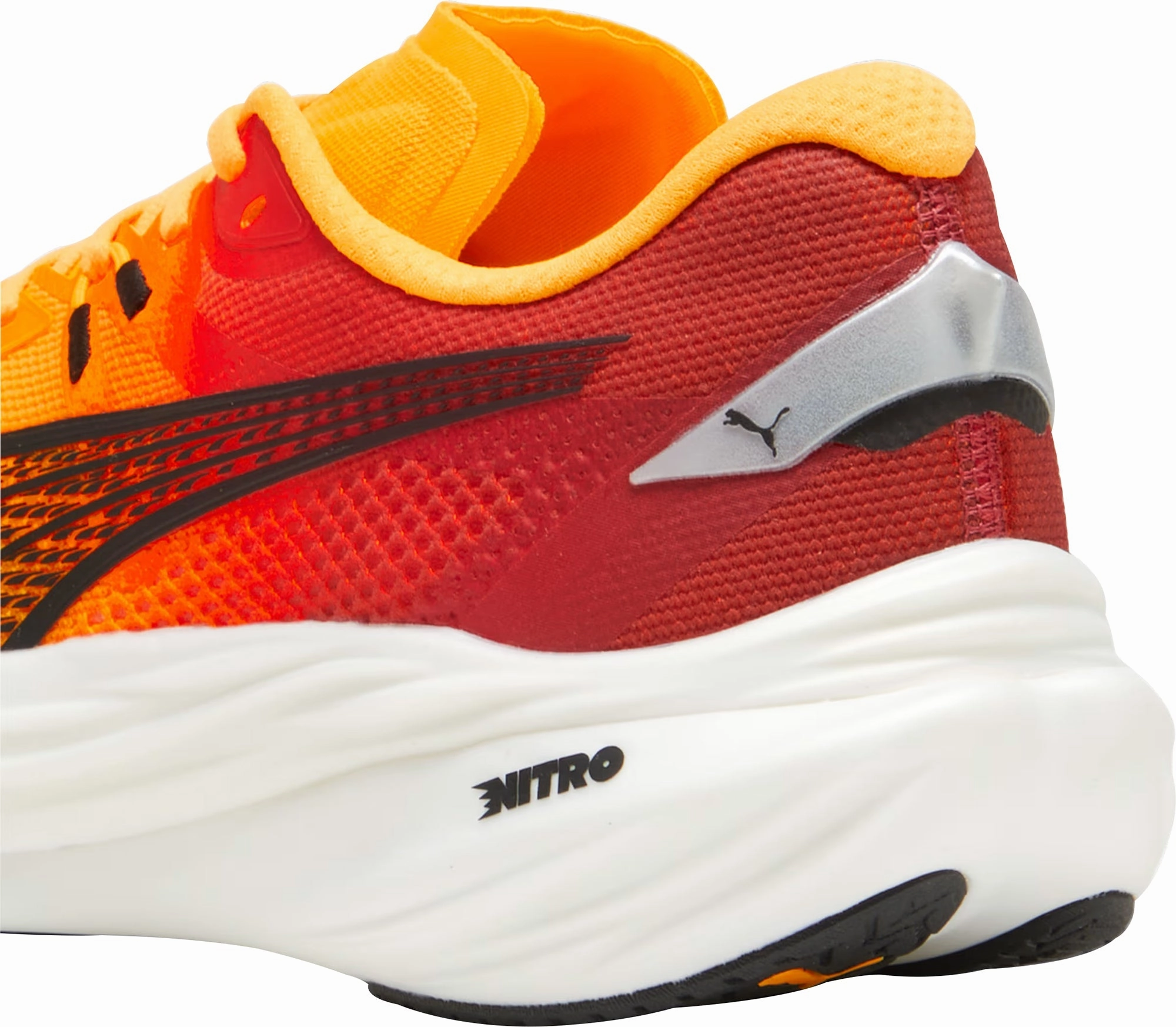 Puma Deviate Nitro 3 Womens Running Shoes - Orange Cozy Footwear