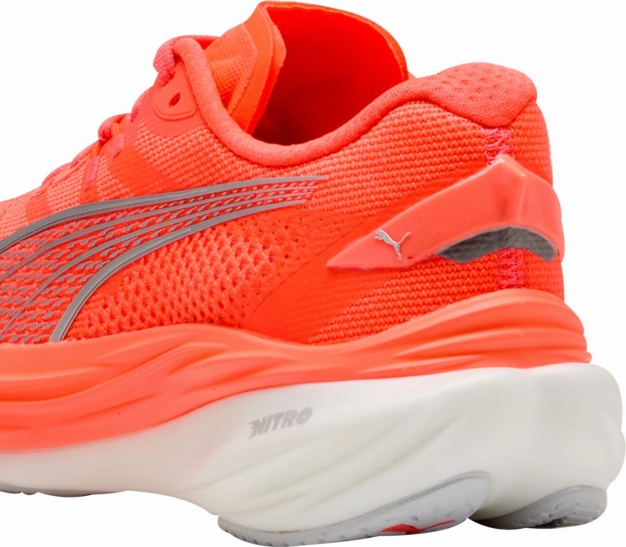 Puma Deviate Nitro 3 Womens Running Shoes - Red Bold Sneakers
