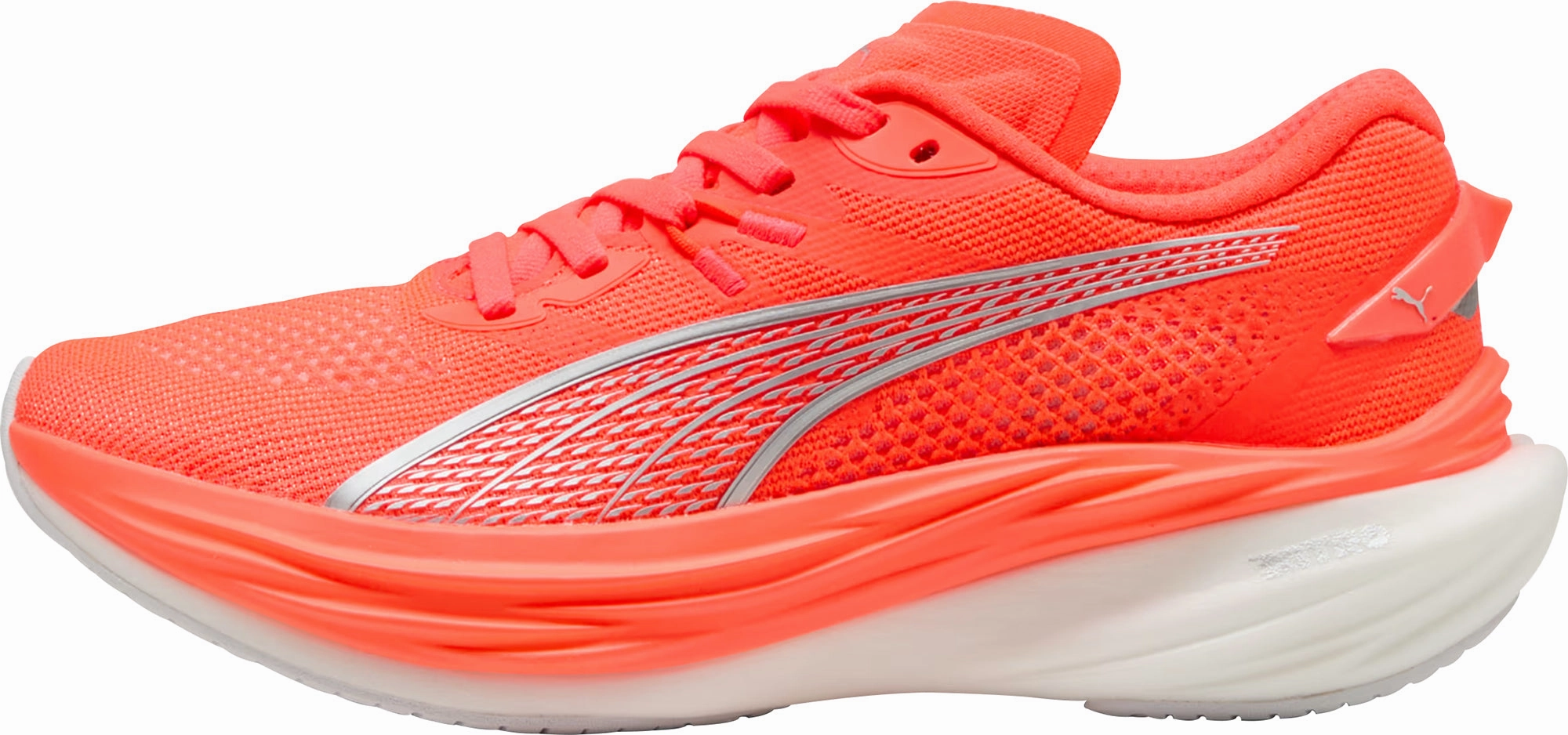 Puma Deviate Nitro 3 Womens Running Shoes - Red Puma athletic shoes for urban lifestyle