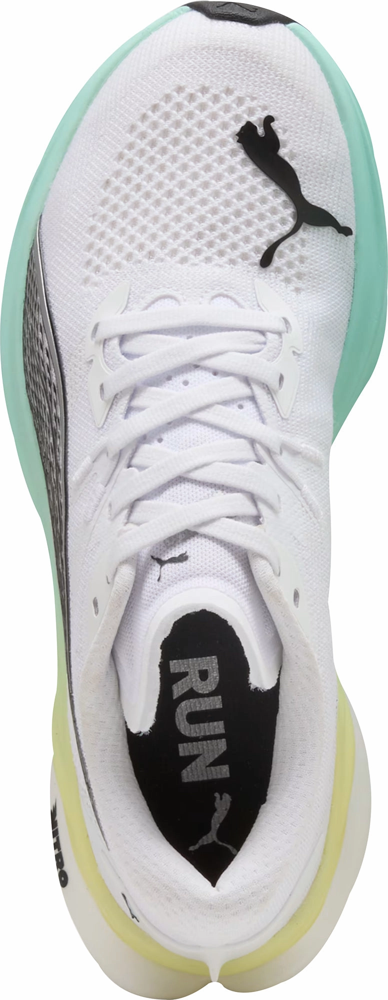 Puma Deviate Nitro 3 Womens Running Shoes - White Performance Fit Sneakers