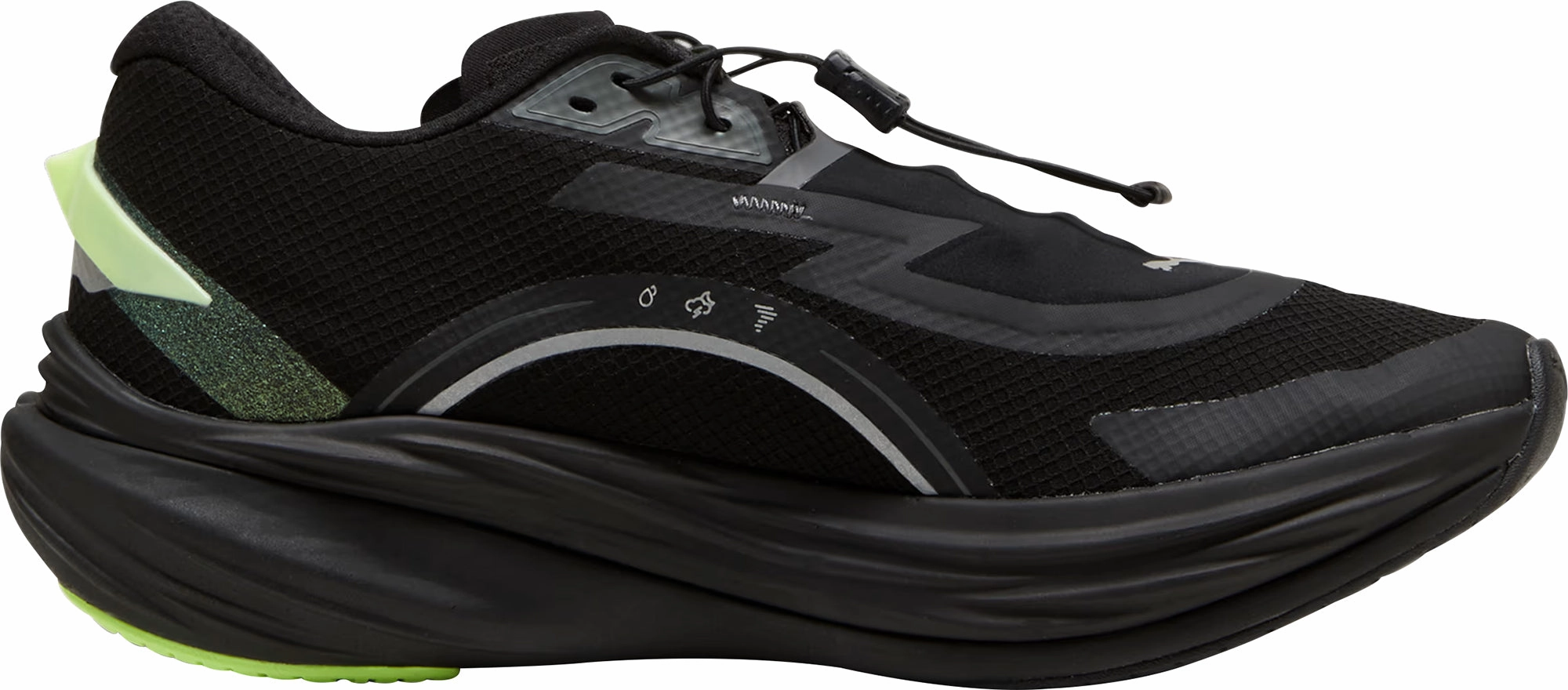 Puma Deviate Nitro 3 WTR  Mens Running Shoes - Black Cozy Footwear