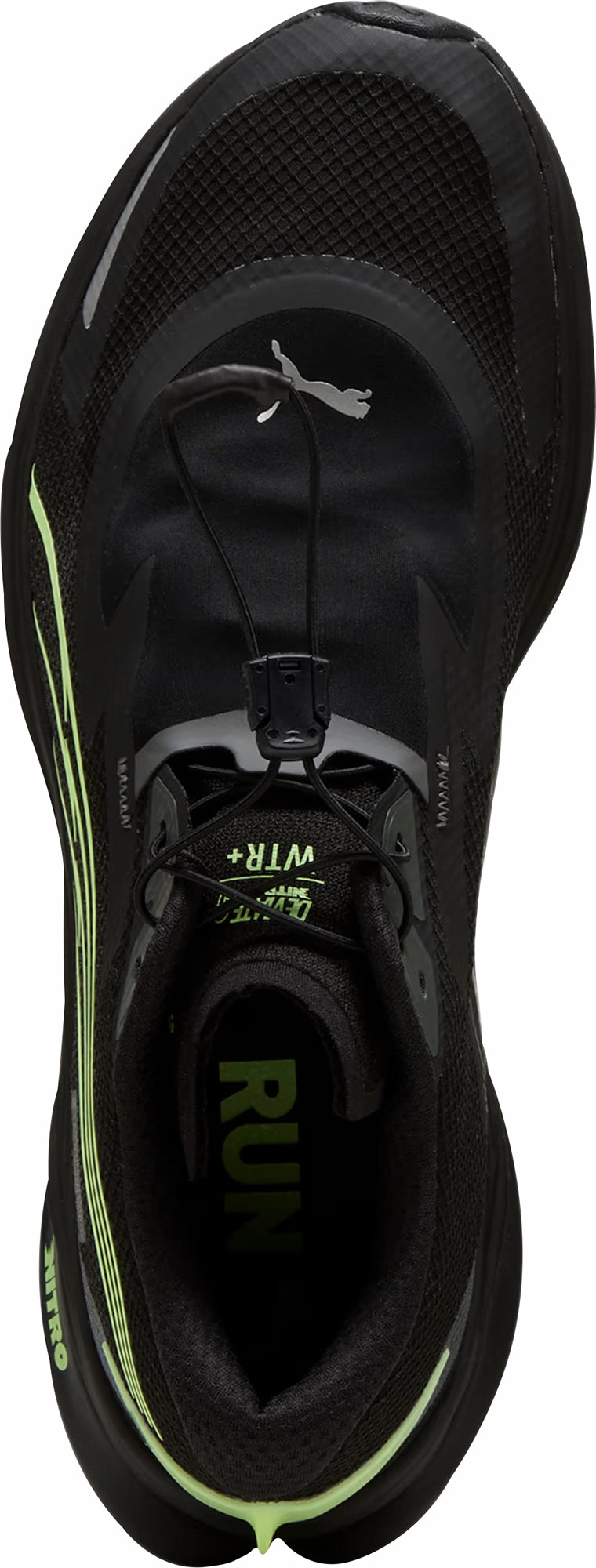 Puma Deviate Nitro 3 WTR  Mens Running Shoes - Black Cozy Footwear