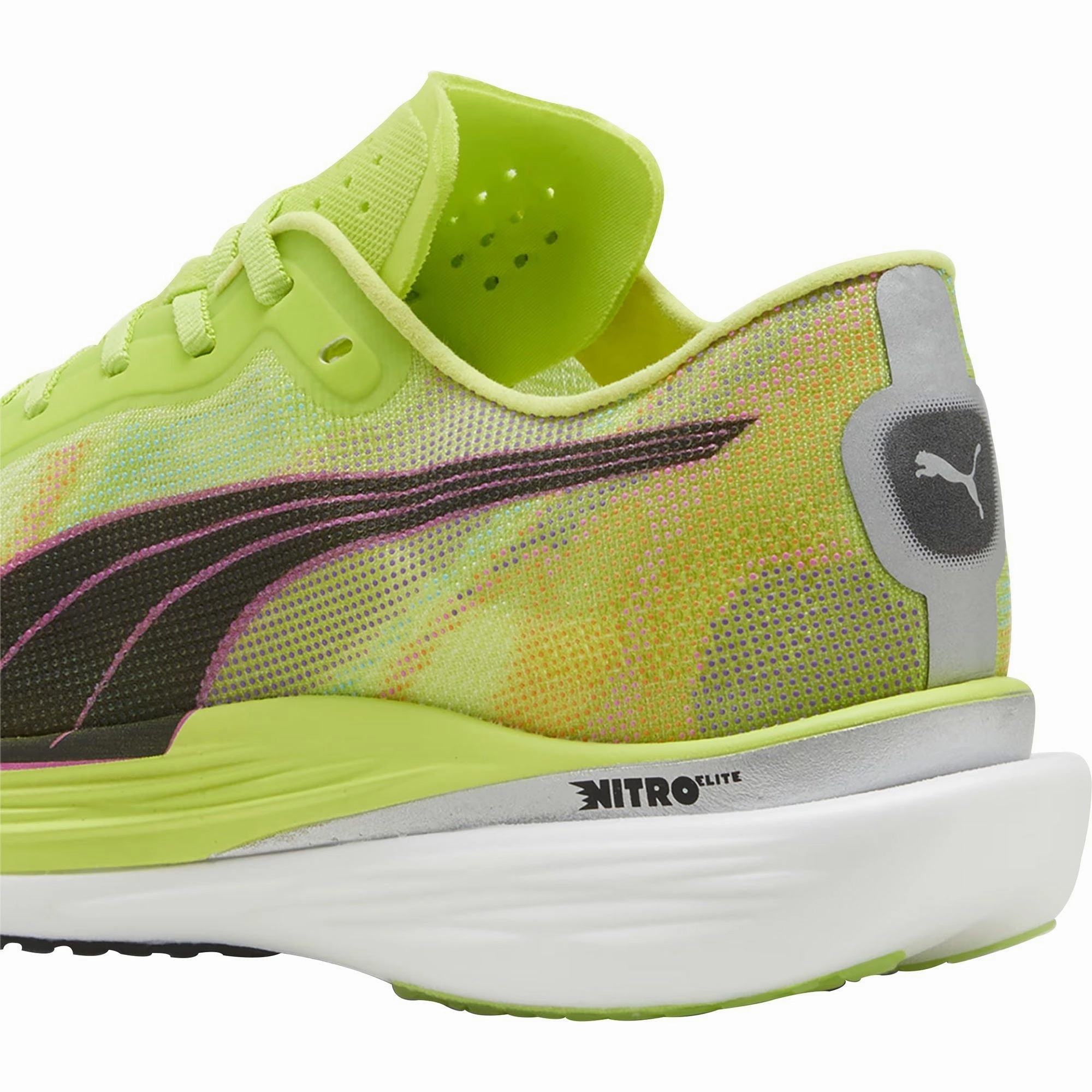 Puma Deviate Nitro Elite 2 Mens Running Shoes - Green Bold Sneakers