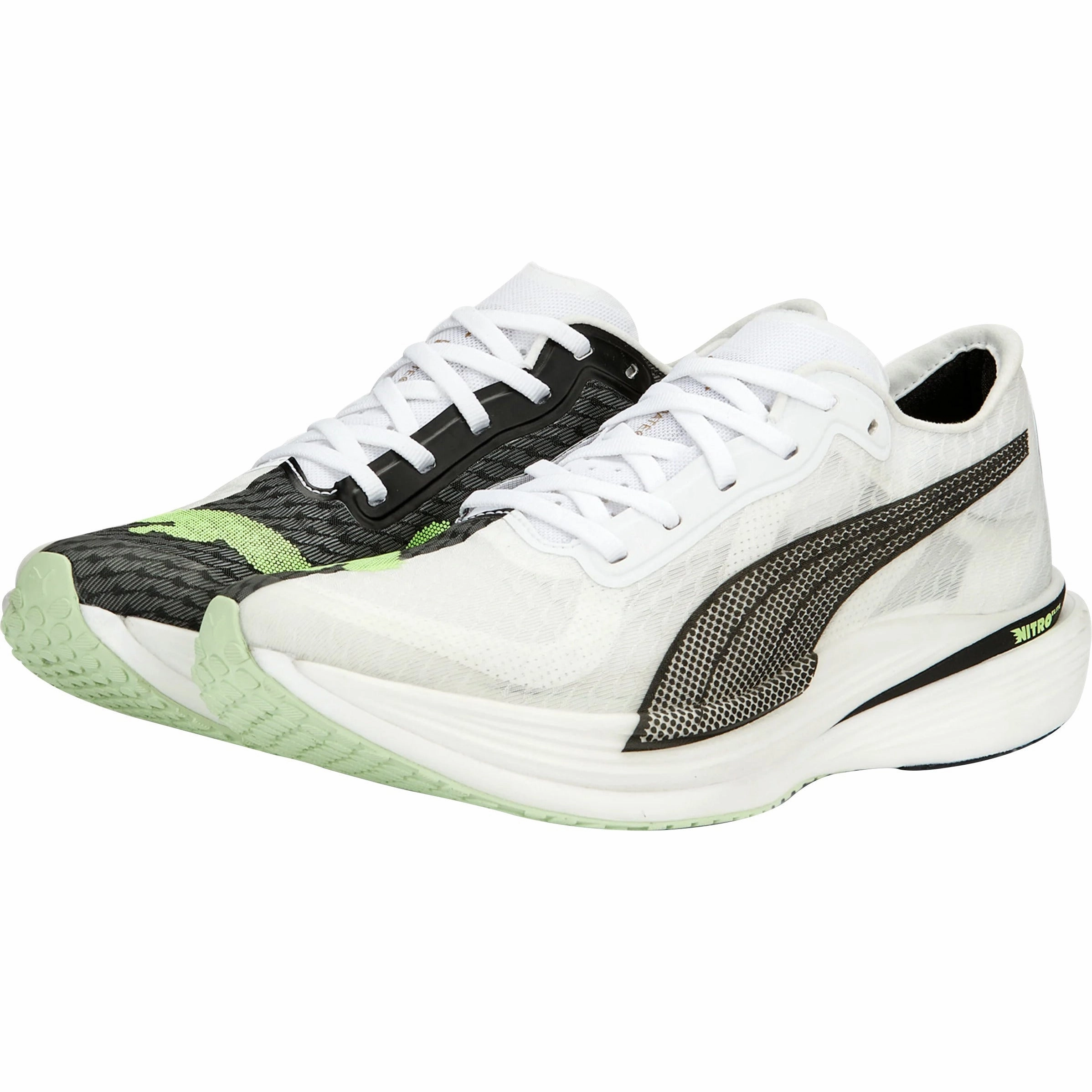 Puma Deviate Nitro Elite 2 Mens Running Shoes - White Bold Sneakers