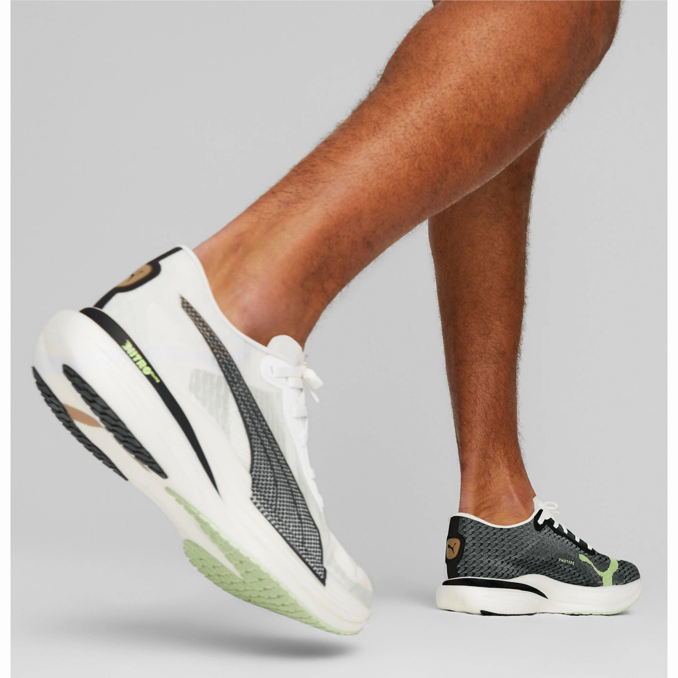 Puma Deviate Nitro Elite 2 Mens Running Shoes - White Bold Sneakers