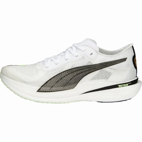 Puma Deviate Nitro Elite 2 Mens Running Shoes - White Puma sport shoes with bold branding