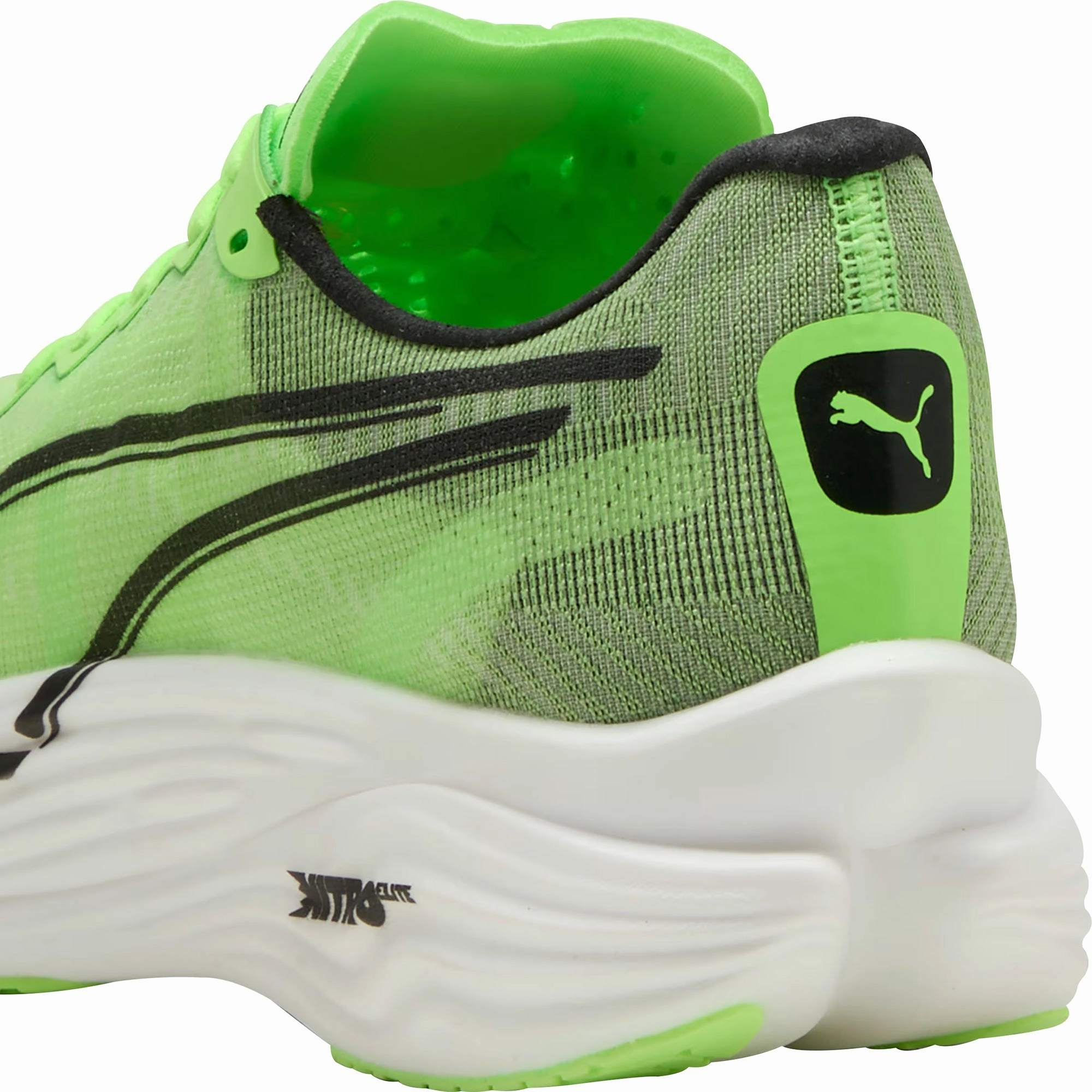 Puma Deviate Nitro Elite 3 HYROX Womens Running Shoes - Green Performance Fit Sneakers