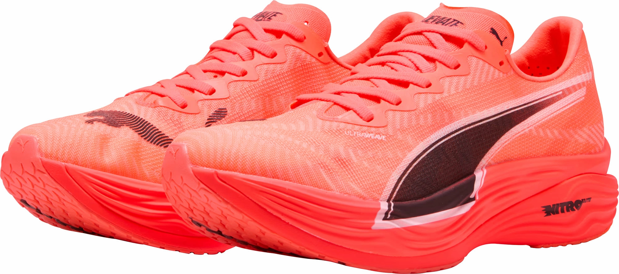 Puma Deviate Nitro Elite 3 Mens Running Shoe - Red Performance Fit Sneakers