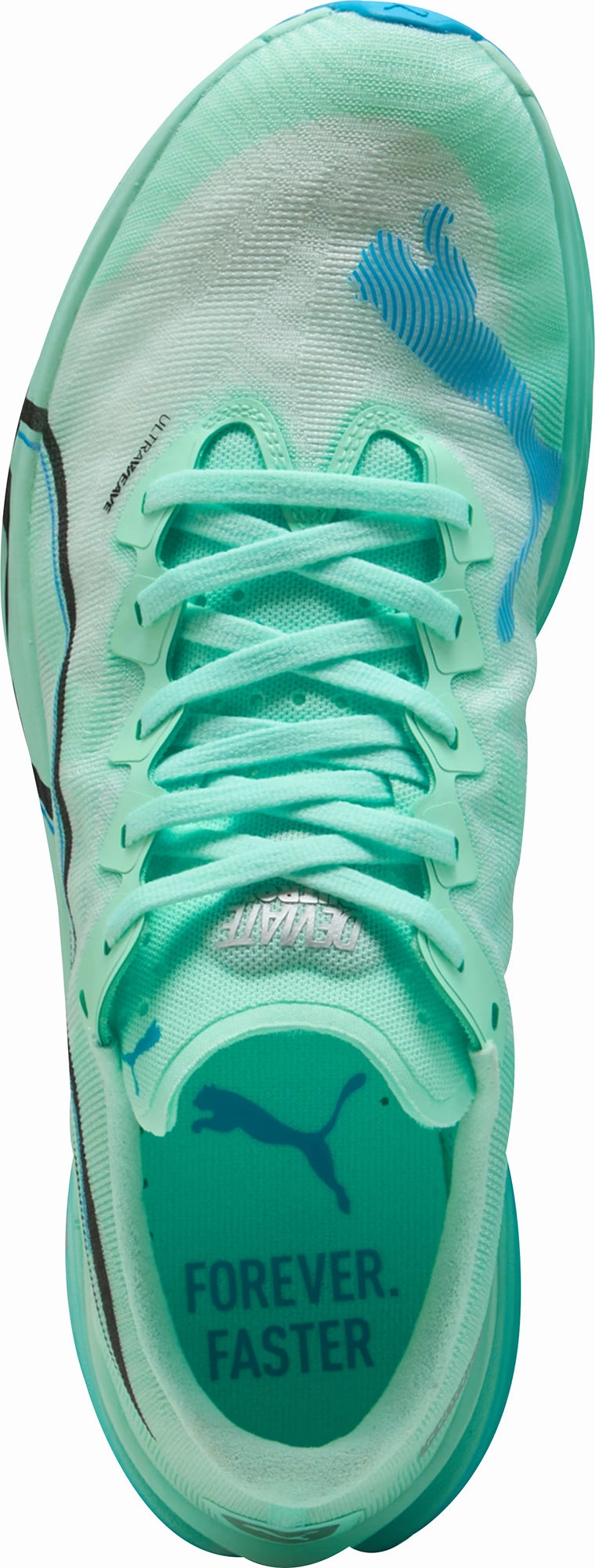Puma Deviate Nitro Elite 3 Mens Running Shoes - Green Performance Fit Sneakers