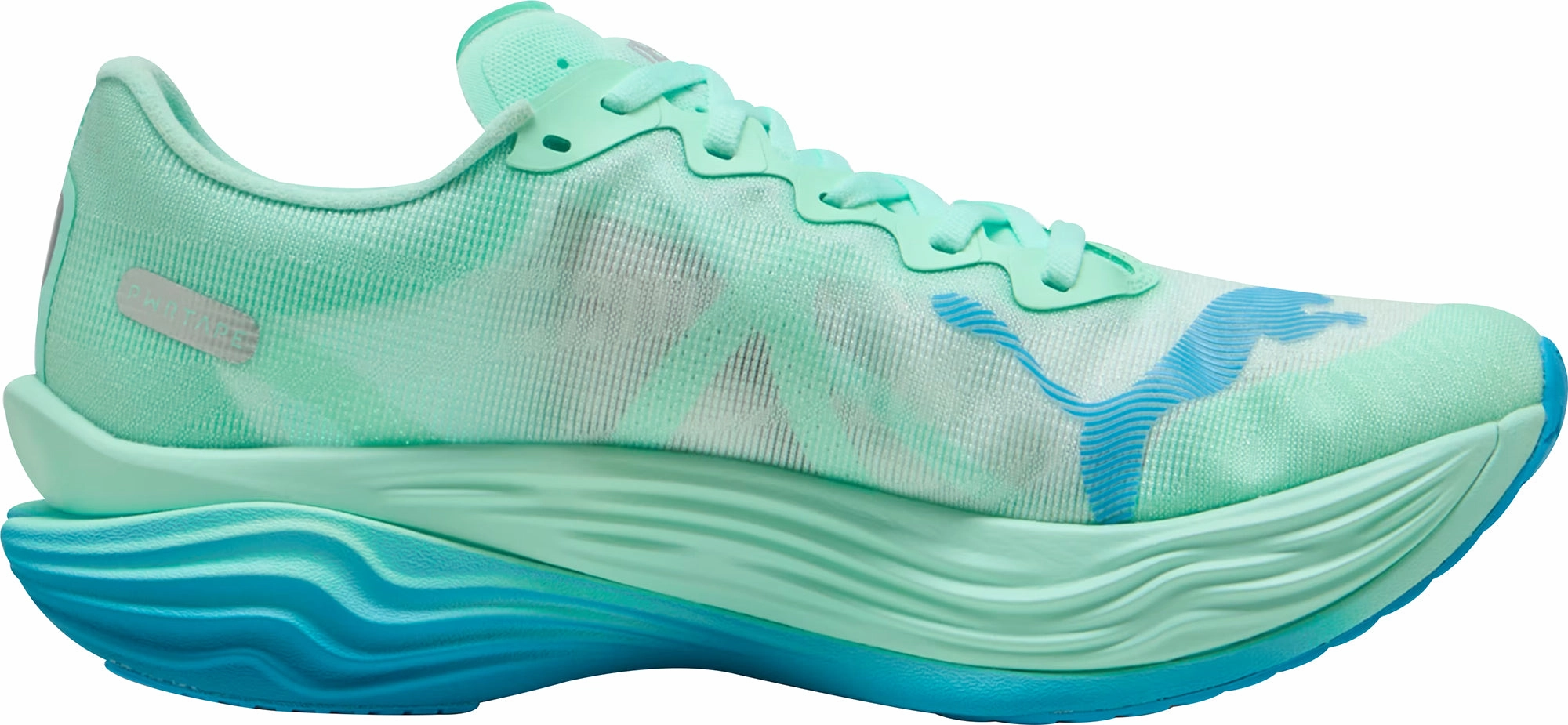 Puma Deviate Nitro Elite 3 Mens Running Shoes - Green Performance Fit Sneakers