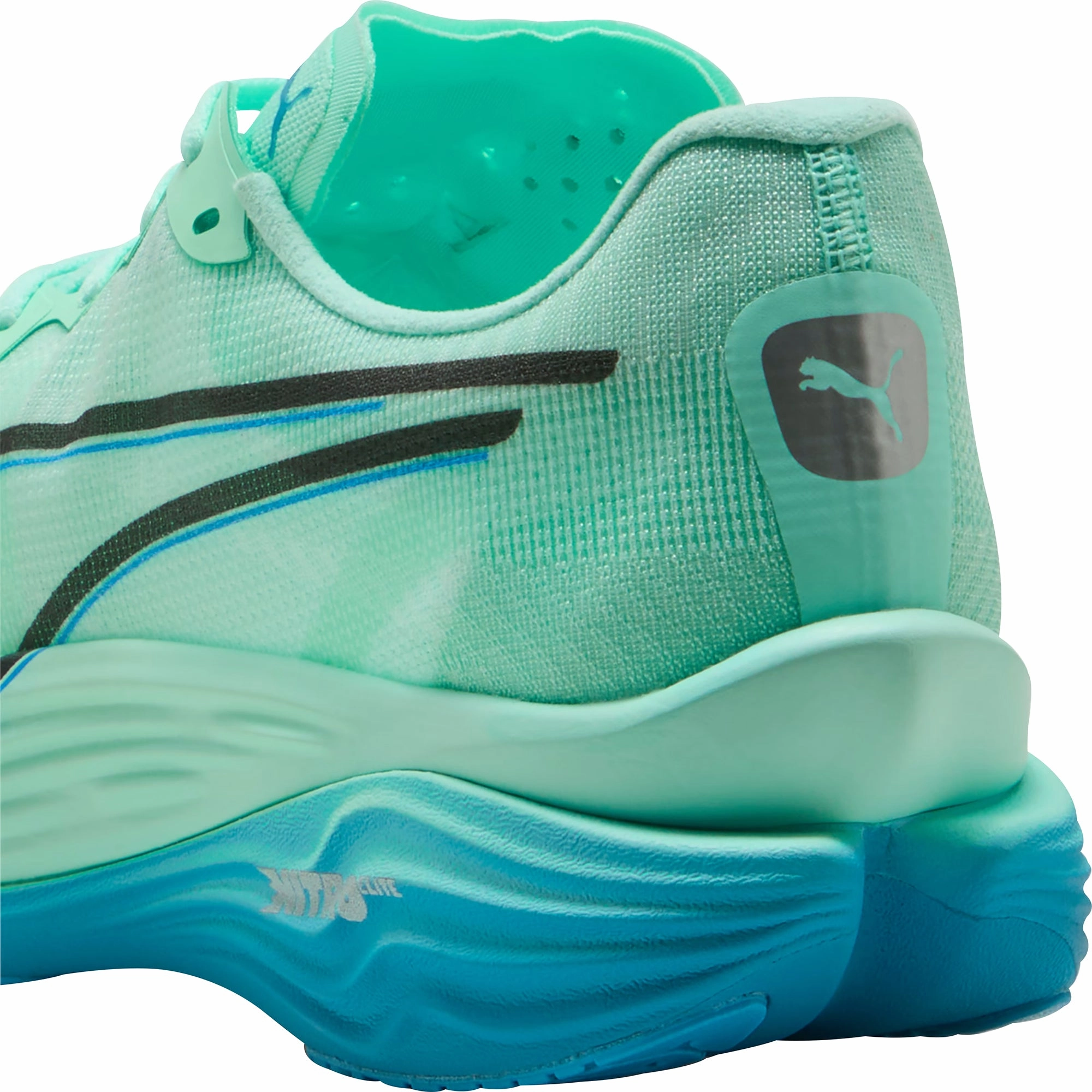Puma Deviate Nitro Elite 3 Mens Running Shoes - Green Performance Fit Sneakers