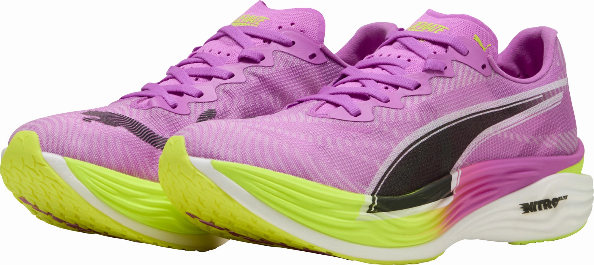 Puma Deviate Nitro Elite 3 Mens Running Shoes - Purple Cozy Footwear