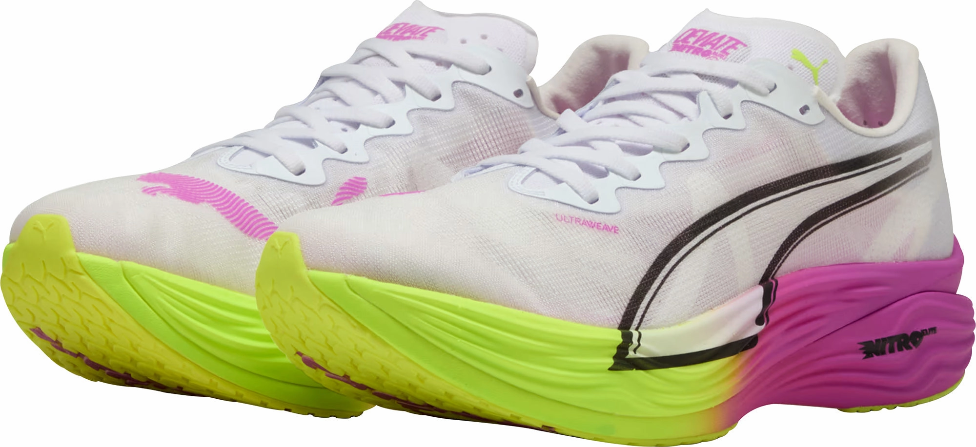 Puma Deviate Nitro Elite 3 Mens Running Shoes - White Cozy Footwear