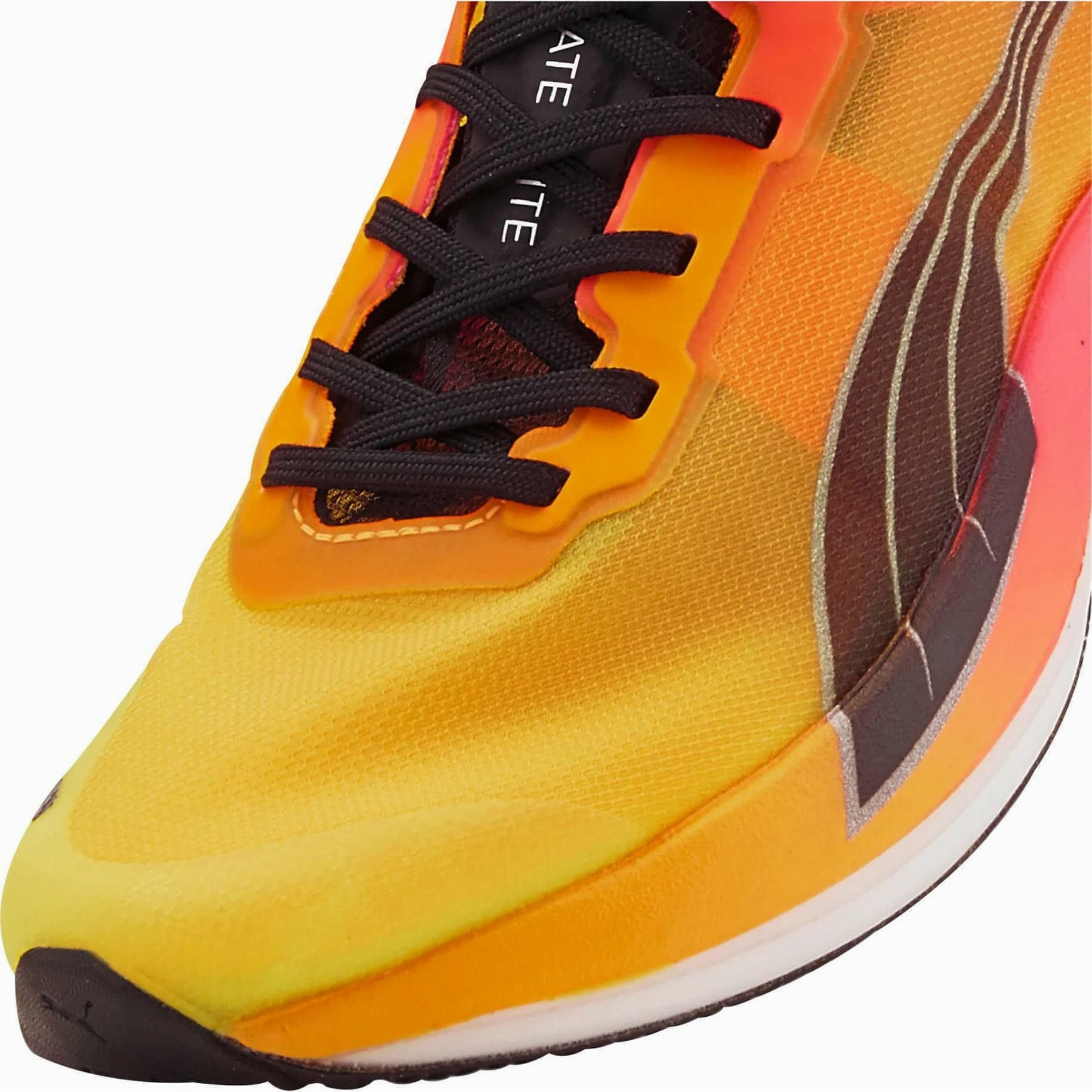 Puma Deviate Nitro Elite Womens Running Shoes - Yellow Cozy Footwear