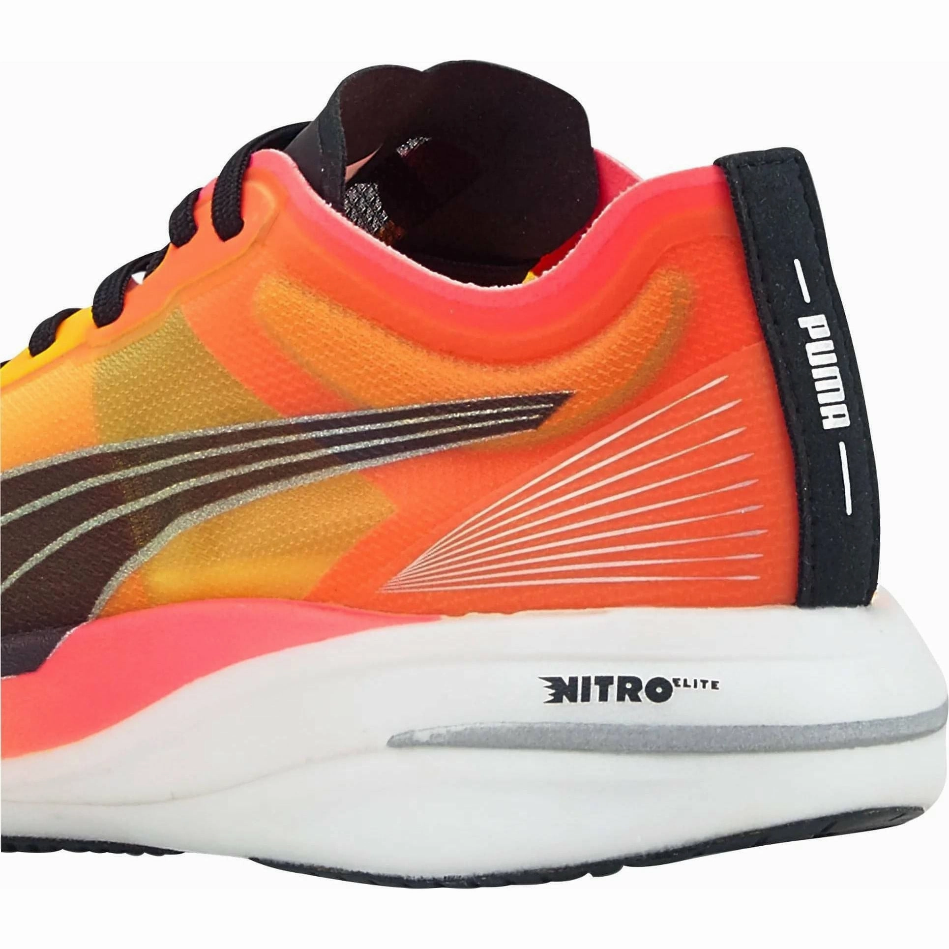 Puma Deviate Nitro Elite Womens Running Shoes - Yellow Cozy Footwear