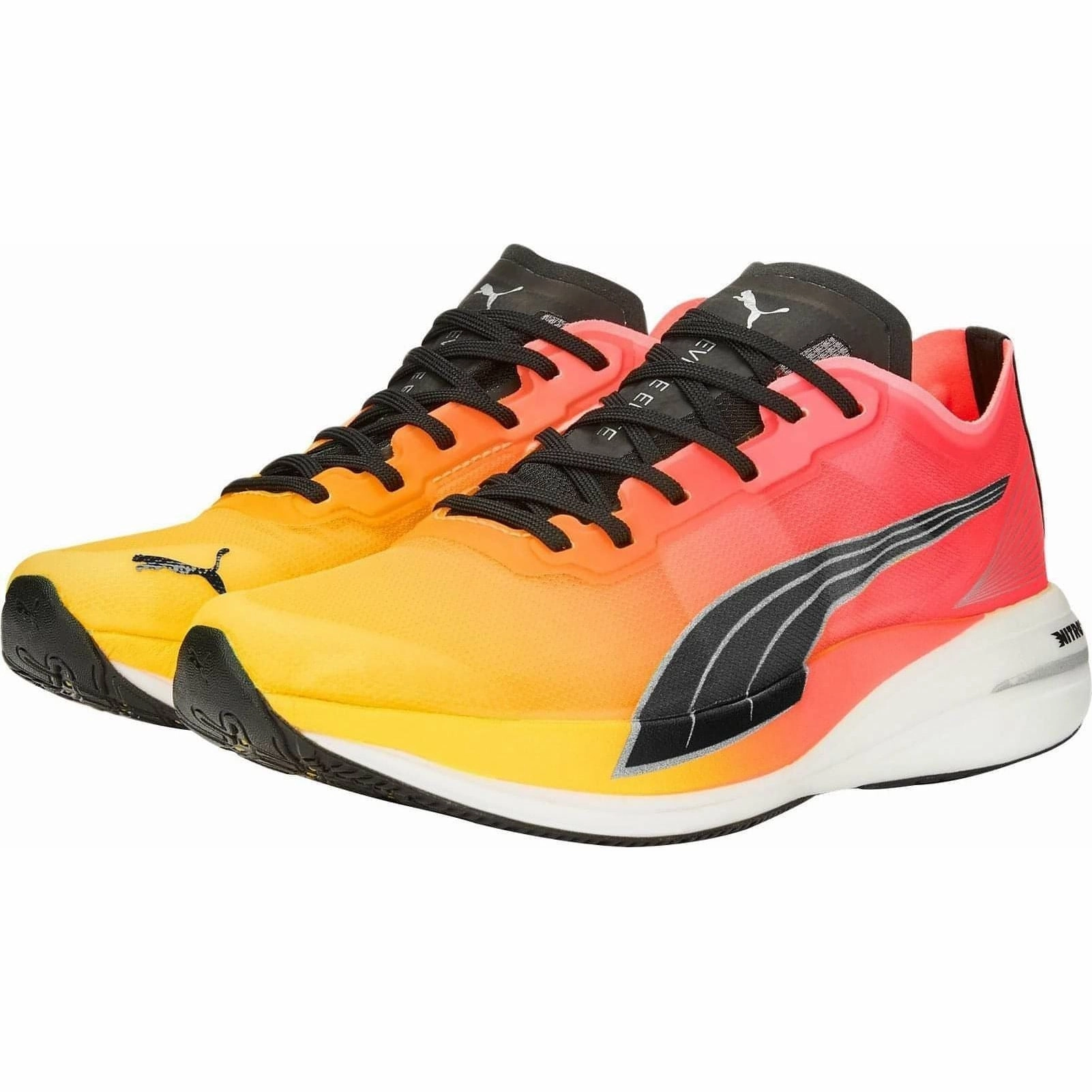 Puma Deviate Nitro Elite Womens Running Shoes - Yellow Cozy Footwear