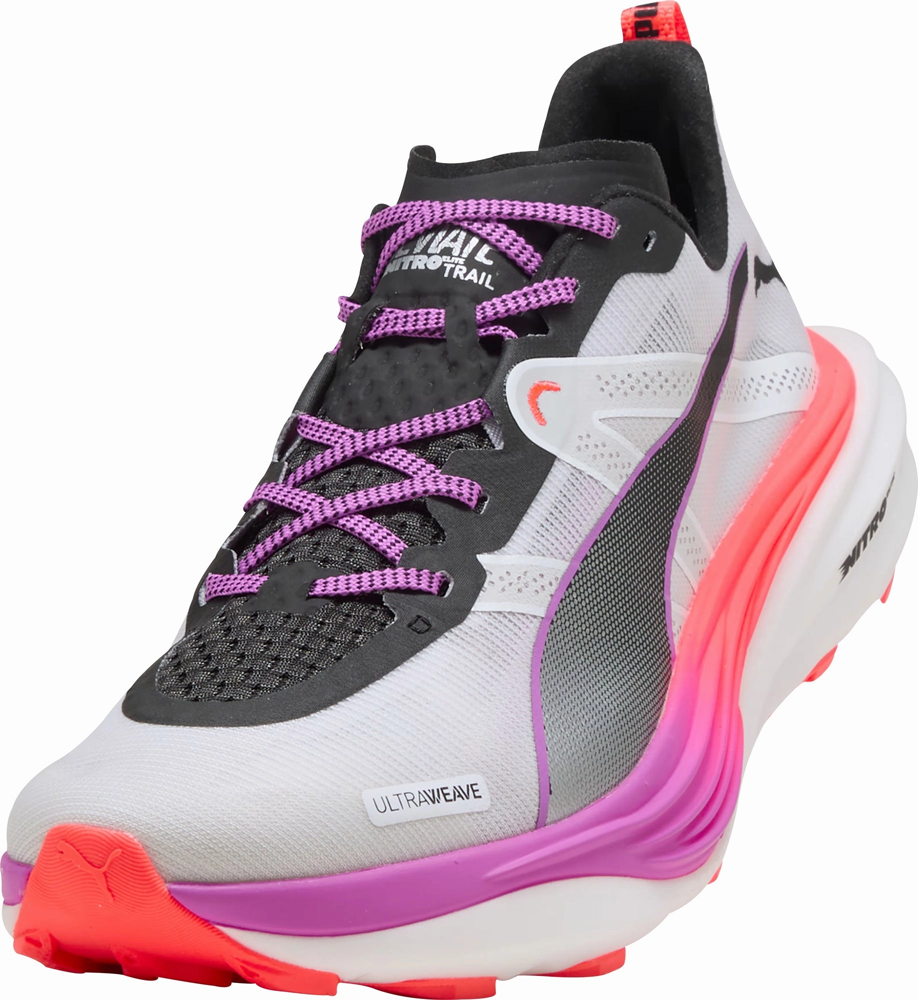 Puma Deviate Nitro Elite Womens Trail Running Shoes - White Cozy Footwear