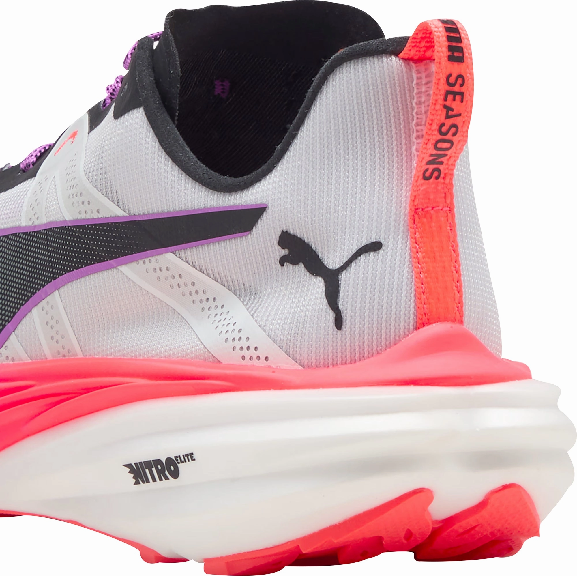 Puma Deviate Nitro Elite Womens Trail Running Shoes - White Cozy Footwear