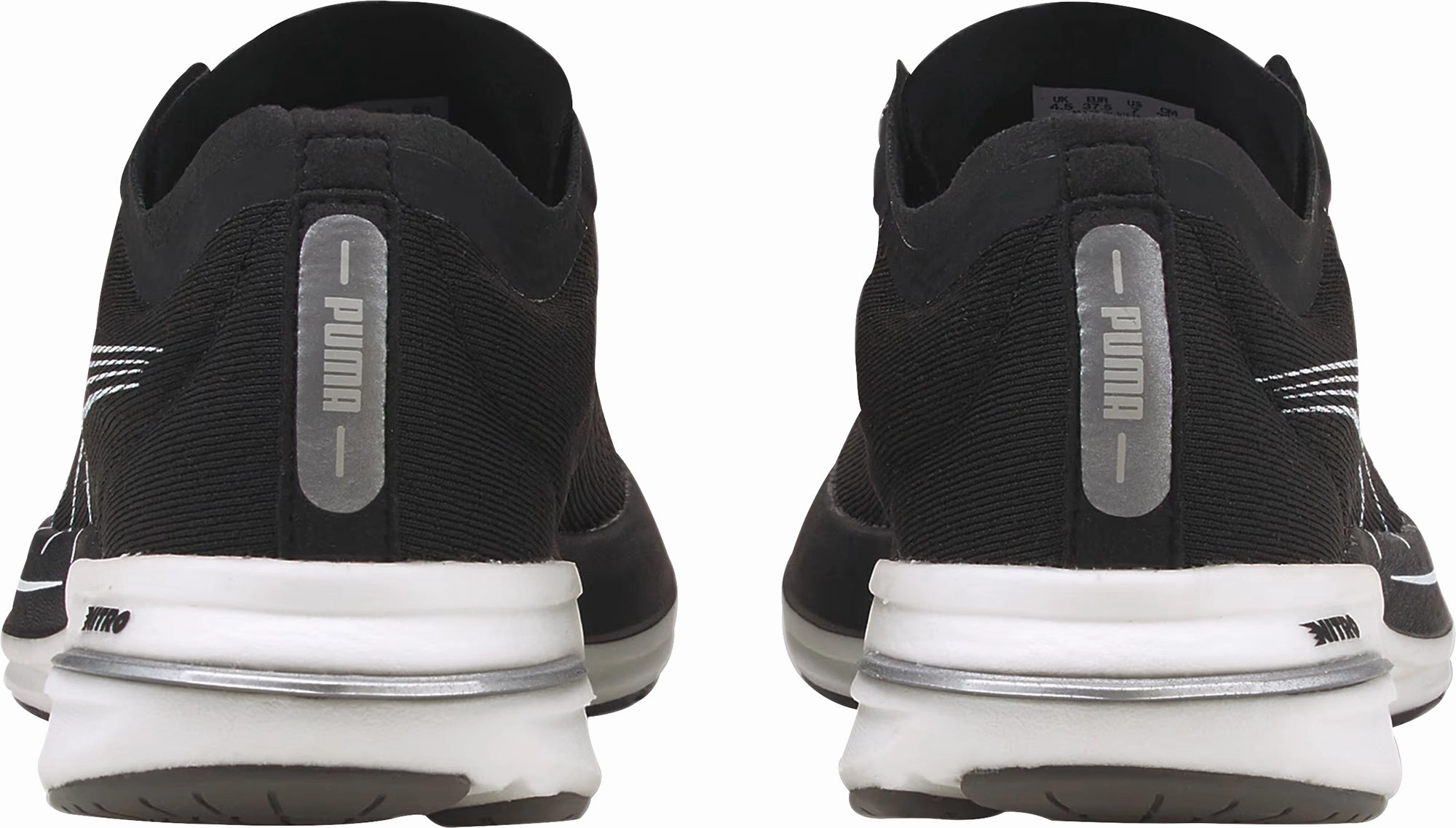Puma Deviate Nitro Womens Running Shoes - Black Bold Sneakers