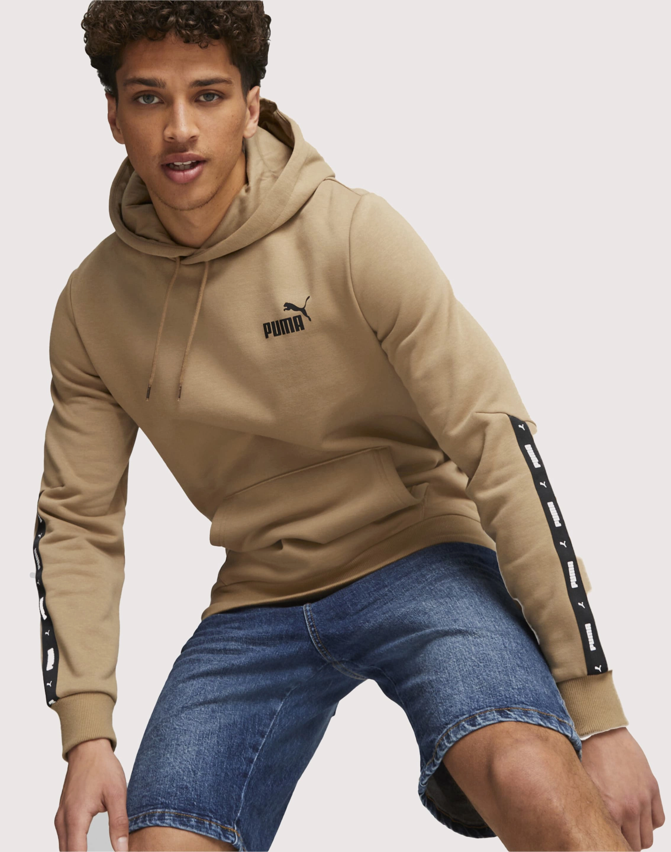 Puma Downtown Essential Toasted Hoodie Puma casual sneakers with soft insoles