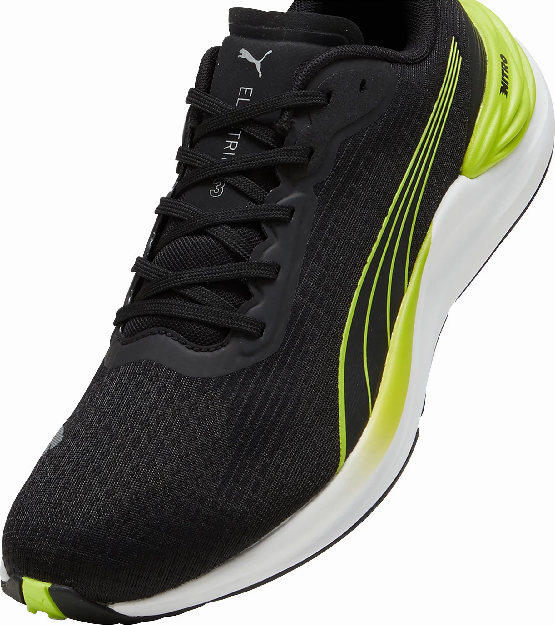 Puma Electrify Nitro 3 Mens Running Shoes - Black Bold Sneakers