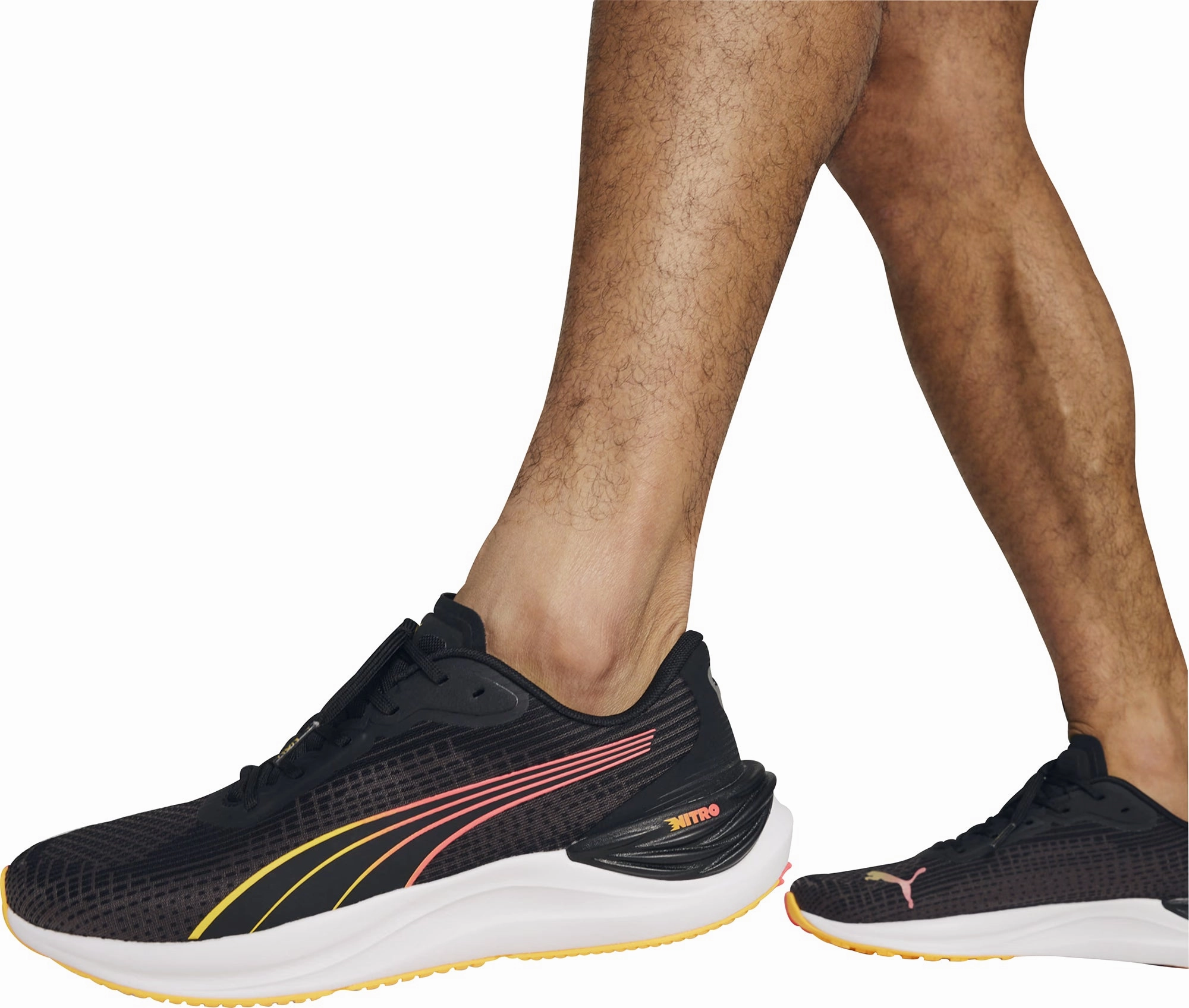 Puma Electrify Nitro 3 Mens Running Shoes - Black Cozy Footwear