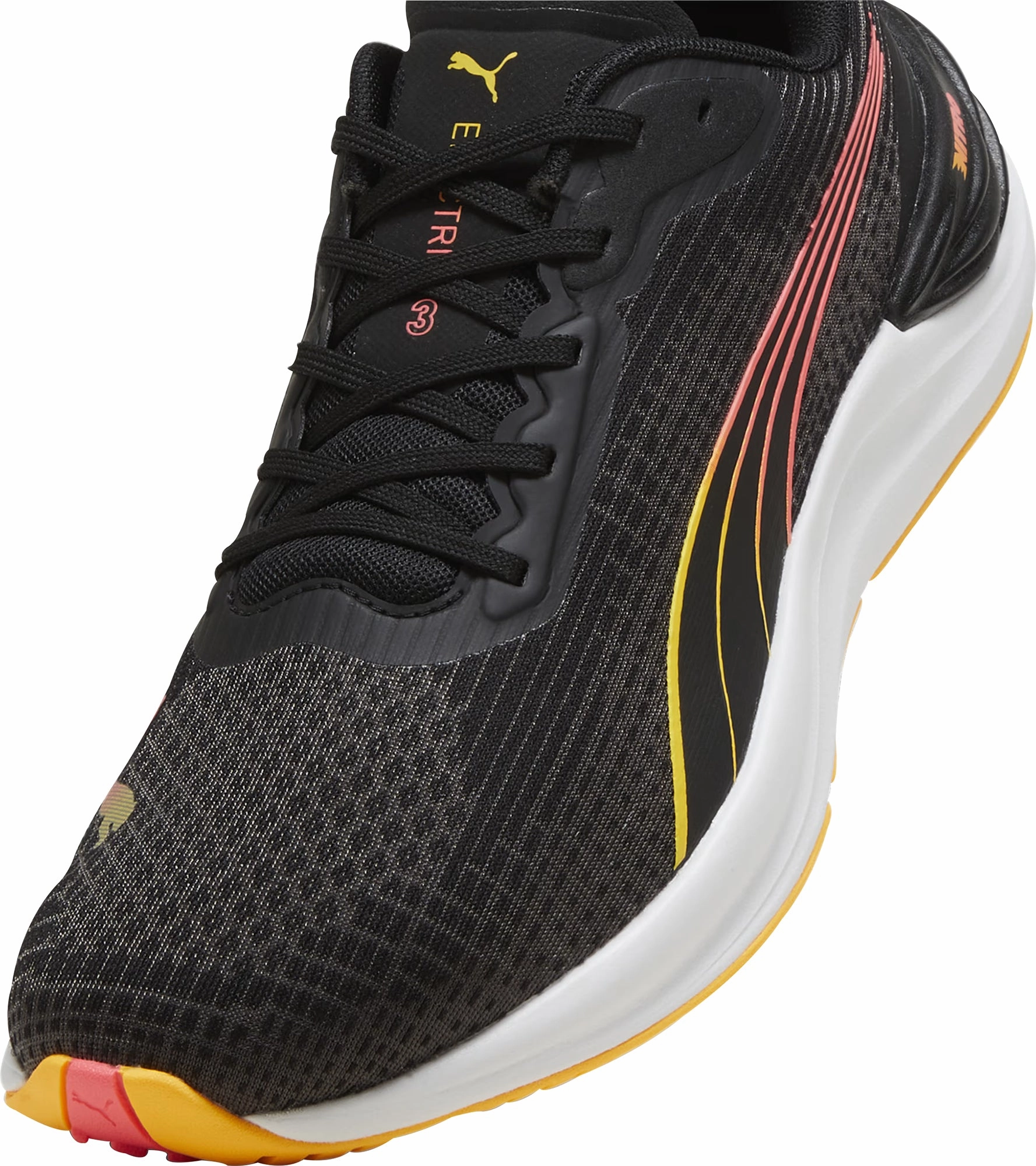 Puma Electrify Nitro 3 Mens Running Shoes - Black Cozy Footwear