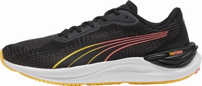 Puma Electrify Nitro 3 Mens Running Shoes - Black Puma sport shoes with bold branding