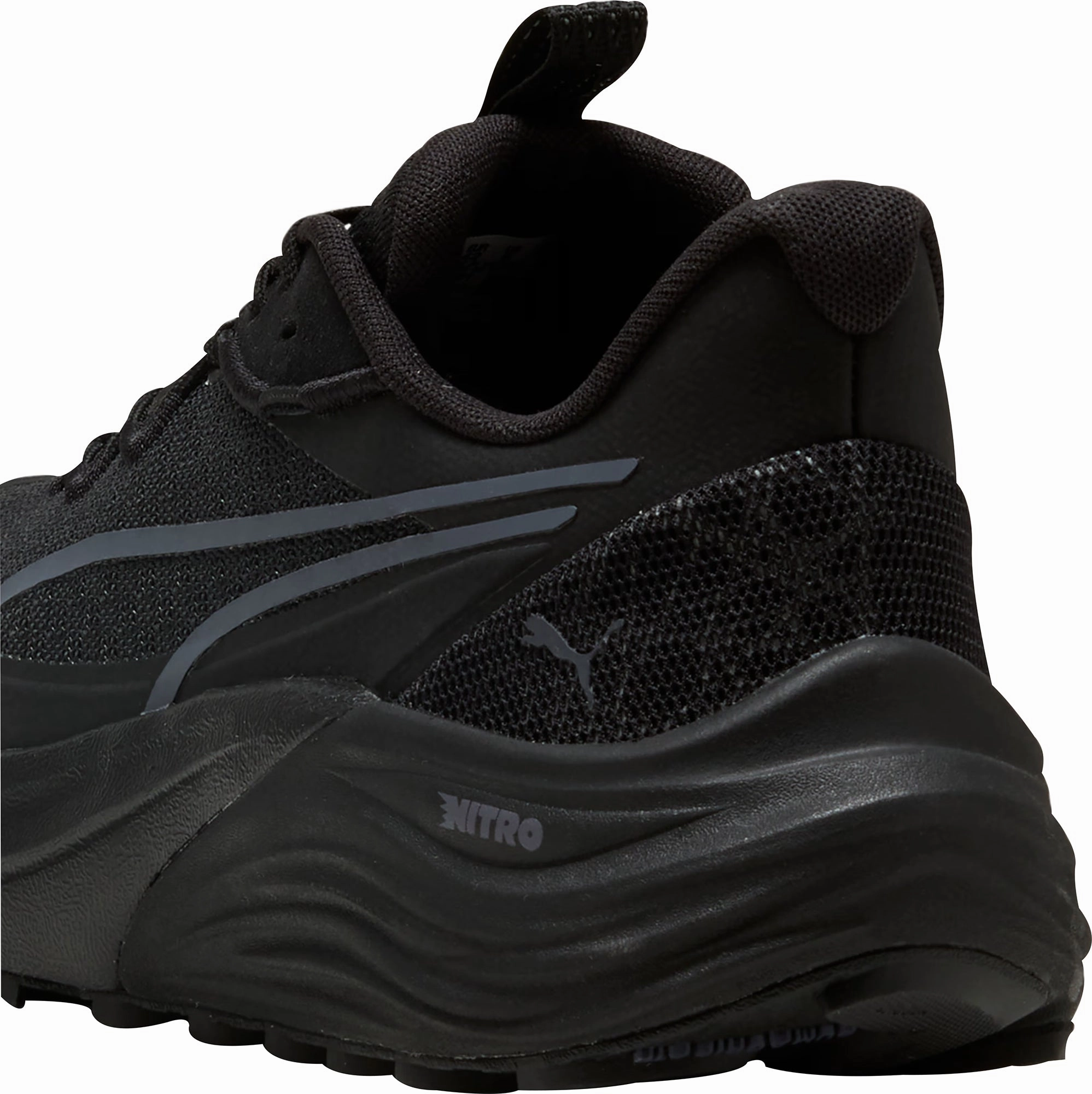 Puma Electrify Nitro 4 Mens Trail Running Shoes - Black Performance Fit Sneakers