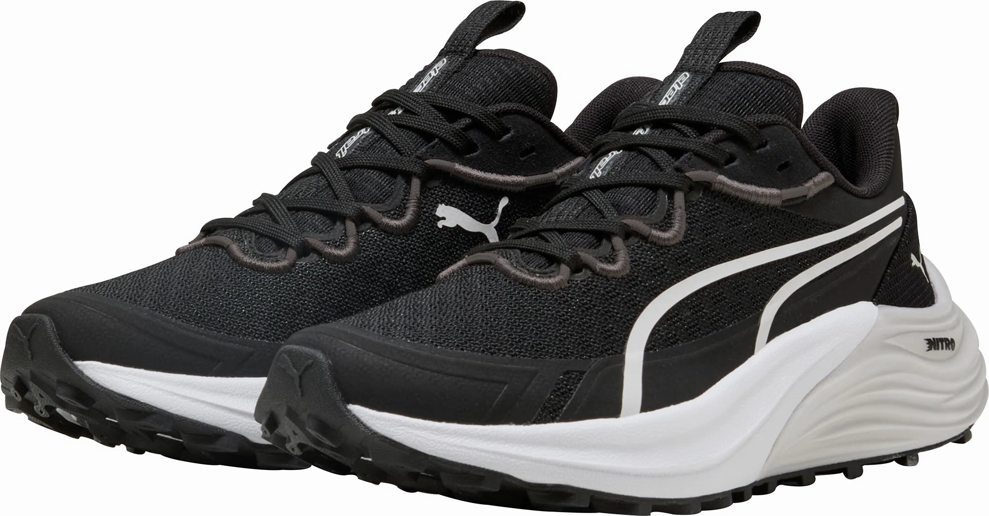 Puma Electrify Nitro 4 Womens Trail Running Shoes - Black Performance Fit Sneakers