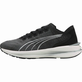 Puma Electrify Nitro Womens Running Shoes - Black Puma sport shoes with bold branding