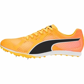 Puma evoSpeed CrossFox 4 Cross Country Spikes - Orange Puma sport shoes with bold branding