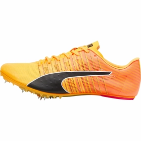 Puma evoSpeed Future 6 Running Spikes - Orange Puma sport shoes with bold branding