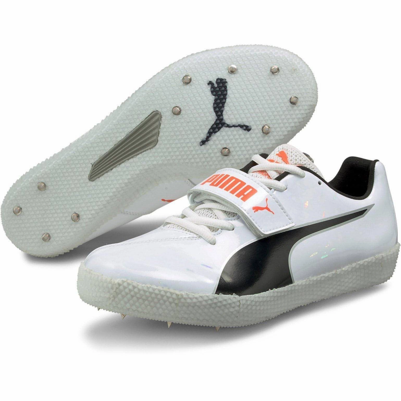 Puma evoSpeed High Jump 6 Field Event Spikes - White Cozy Footwear